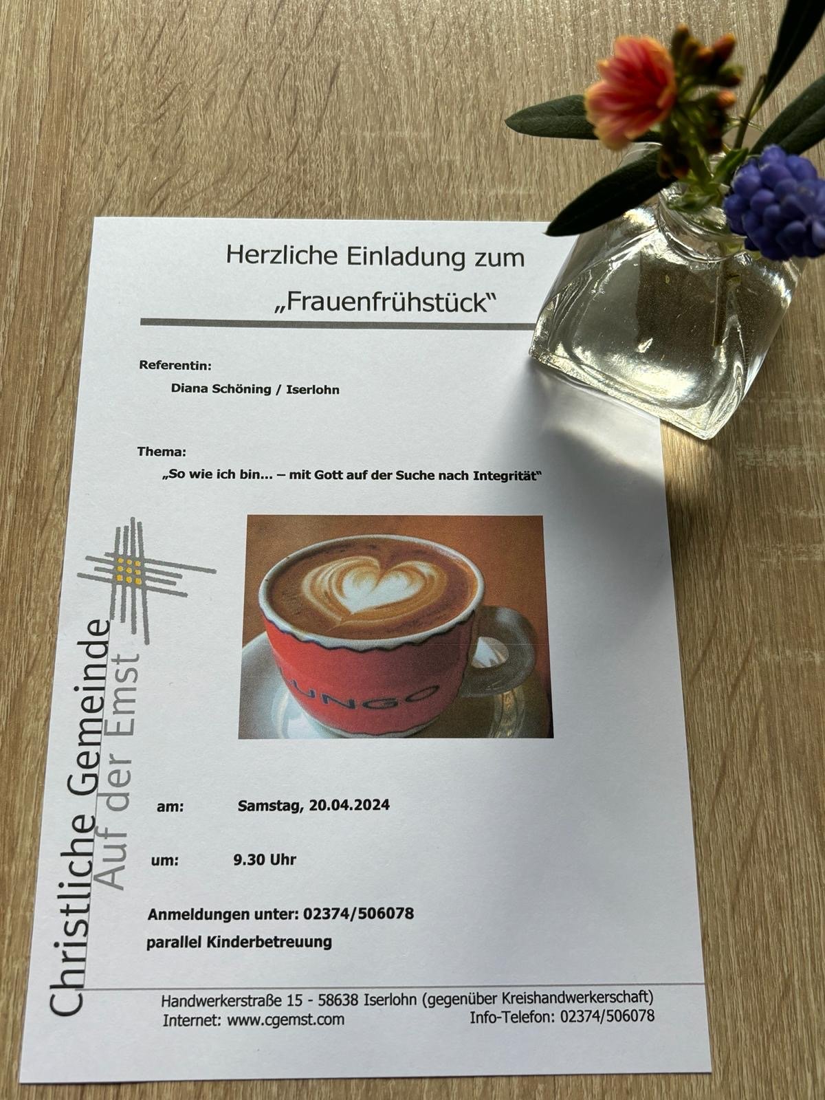   Frauenfrühstück am 20.02.2024     Infos   