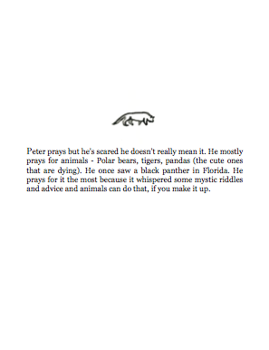 peter prays