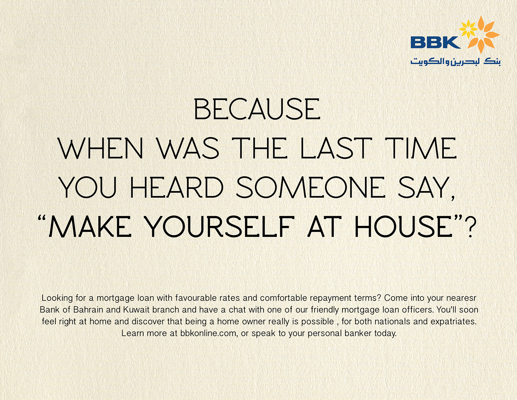 Bank of Bahrain & Kuwait "Home Loans"