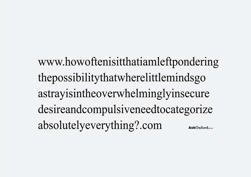 AskOxford.com - Poster Campaign