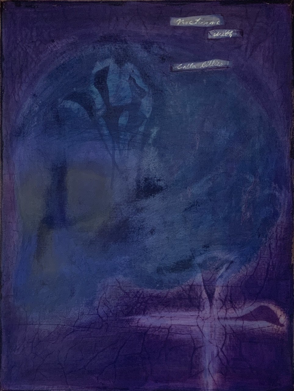 Nocturne with Calla Lillies