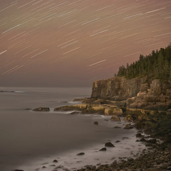 "Nightfall, Otter Cliffs", Copyright Jim Nickelson. All Rights Reserved.
