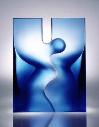 Latchezar Boyadjev. Movement 1. Cast glass. 21 x 16 x 4 in.