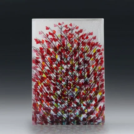 Emma Varga, Ada - November # 1, 2014, fused, cast &amp; polished glass, 36 x 24 x 6 cm
