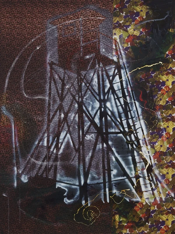 Sigmar Polke, Watchtower (Hochsitz). (1984). The Museum of Modern Art, New York. Fractional and promised gift of Jo Carole and Ronald S. Lauder. © 2014 Estate of Sigmar Polke/ Artists Rights Society (ARS), New York/VG Bild‑Kunst, Bonn.