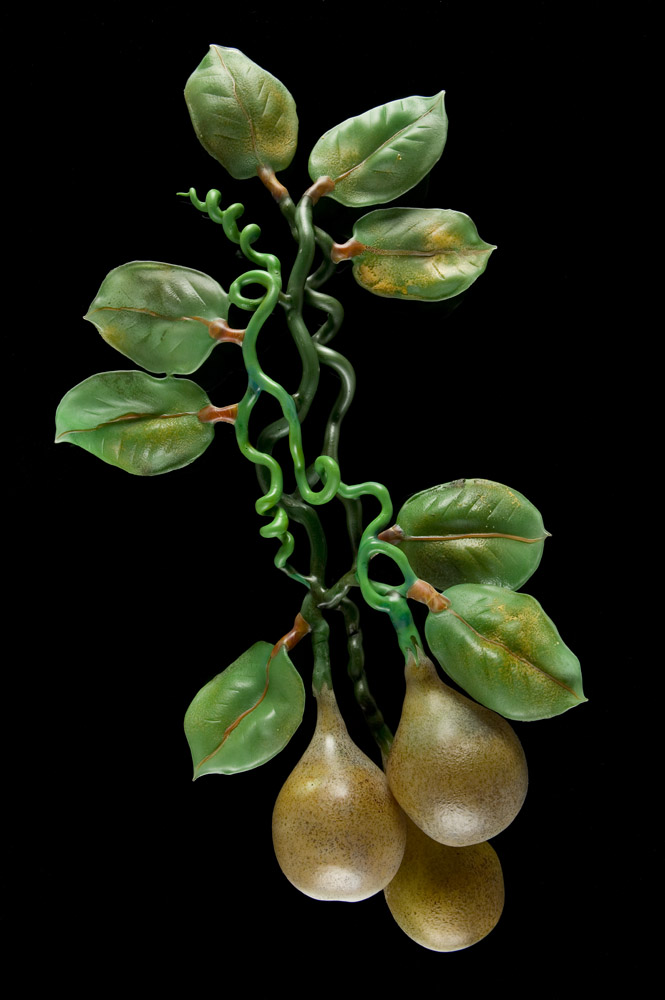 Kathleen Elliot. Gourds, 2006. Glass. 16 x 8 x 4 in. Edition 2:2