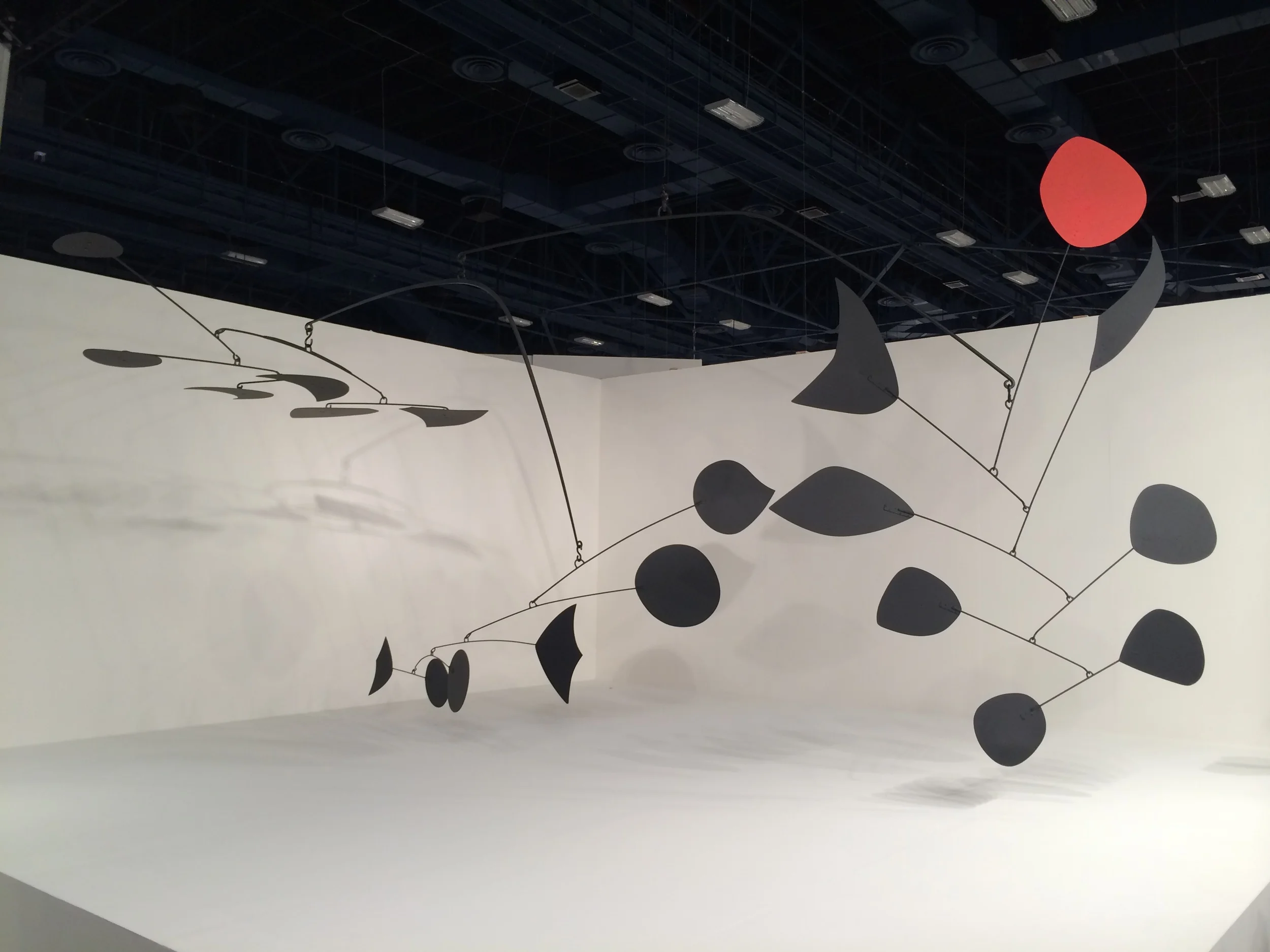 We don't know if this sculpture by Alexander Calder was the most expensive work on view, but it was probably close at $35 million.