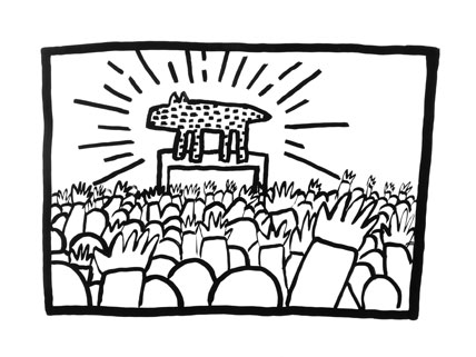 Keith Haring, Untitled (1980). Image: collection Keith Haring Foundation © Keith Haring Foundation