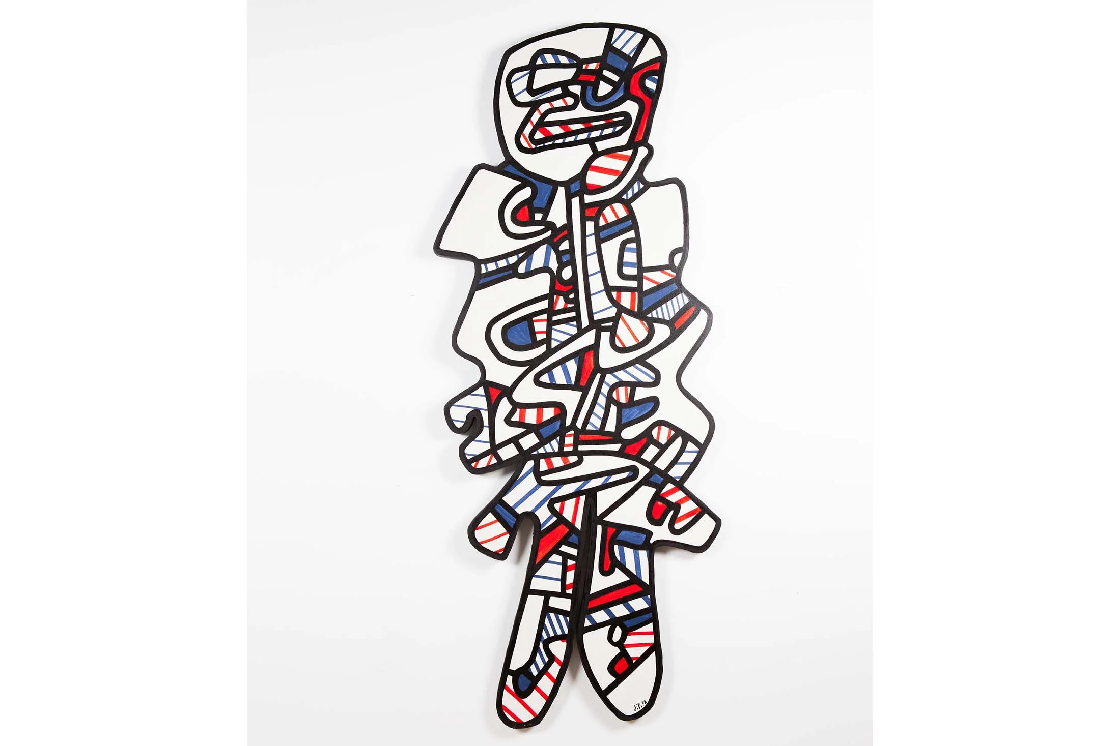 Jean Dubuffet's Le Gommeux, made in 1972. Source: Phillips