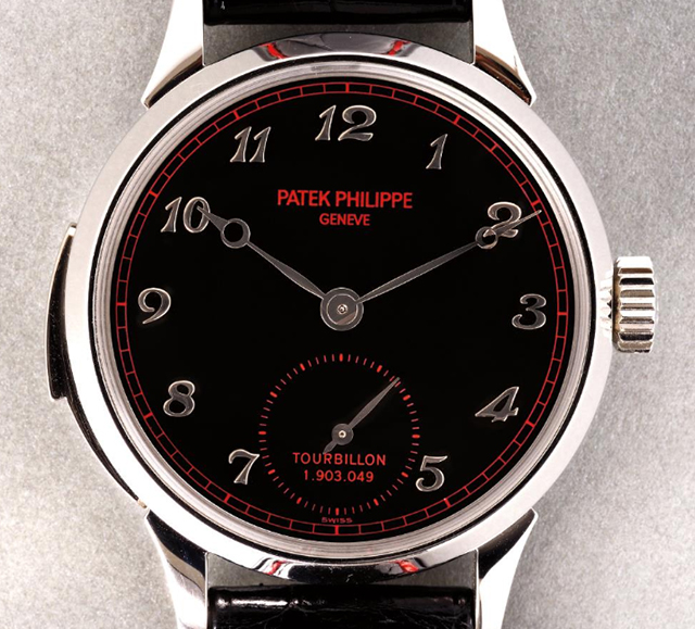 Lot 139, Patek Philippe platinum minute repeating tourbillon wristwatch, 2001, Phillips (November 13)