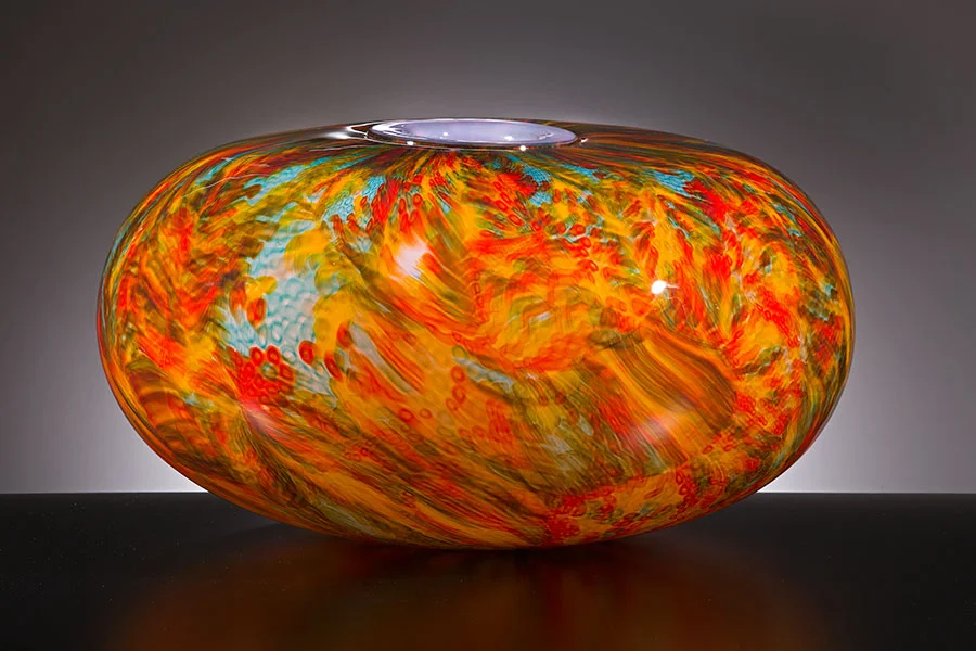   Africa , 2016; 9.75 x 18.25 x 19.25 inches; blown glass 