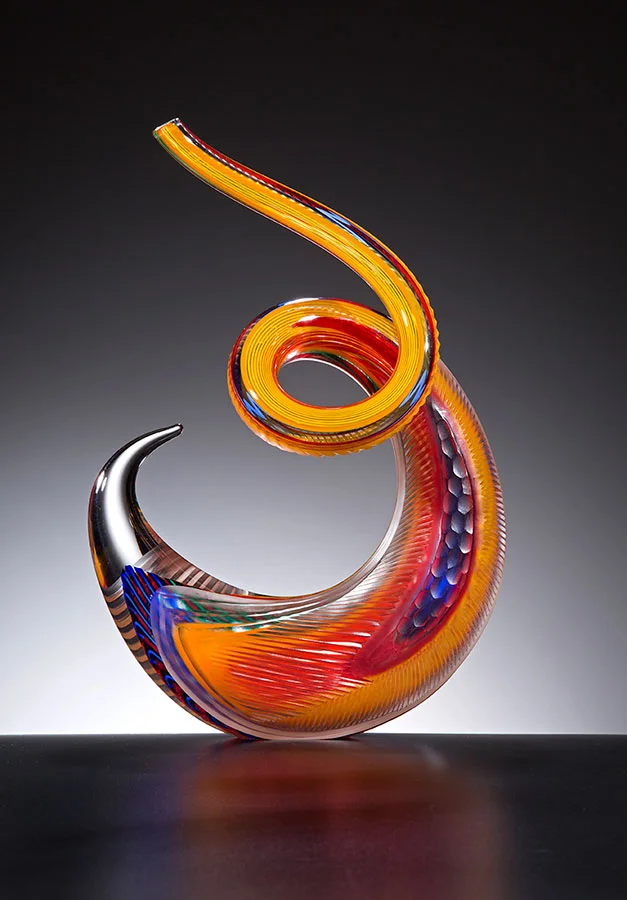   Fenice , 2016; 12.25 x 8.5 x 4.5 inches; blown glass 