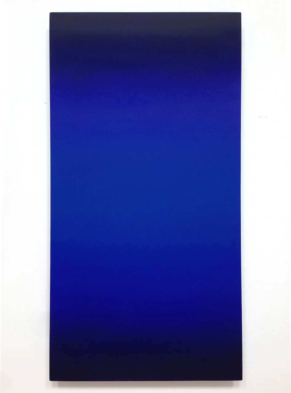 Dyal Pastine Blue-Orange 2, Interplay Series, 2013, oil on canvas, 60 x 32 in.jpg