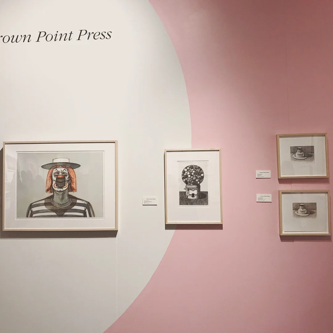 Wayne Thiebaud prints at Crown Point Press, FOG Art+Design 2018.
