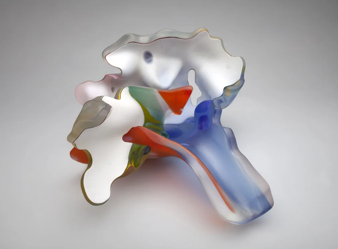 Marvin Lipofsky (American, 1938-2015). Russian Group #10 2006–07, mold-blown glass, cut, sandblasted, and acid polished. Blown at First International Symposium of Art Glass, Gus-Khrustalny, Russia, with help from Vladimir Zakharov and Boris Arbusov.…