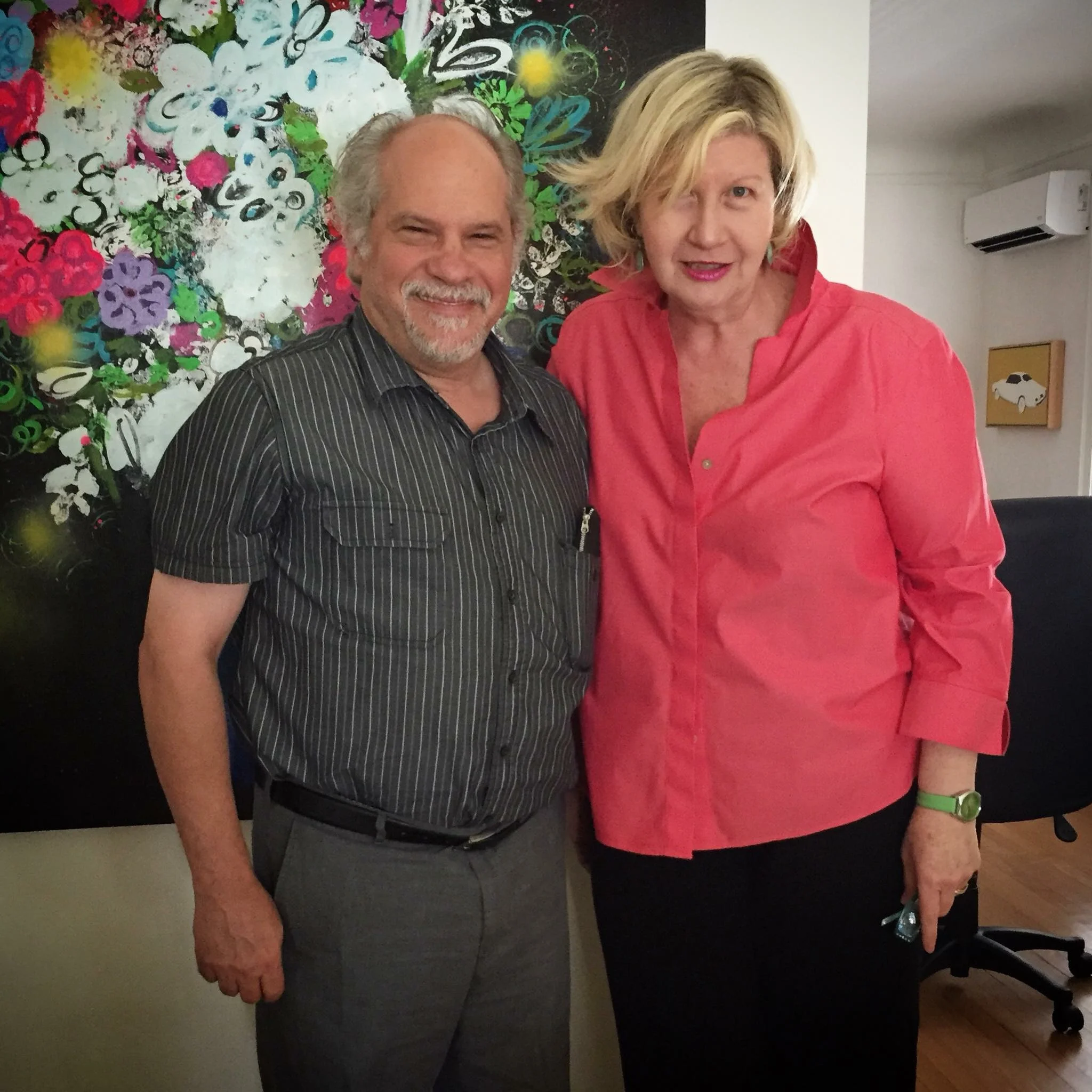 Jim Yood and Lorraine Peltz. Chicago, August 5, 2015.