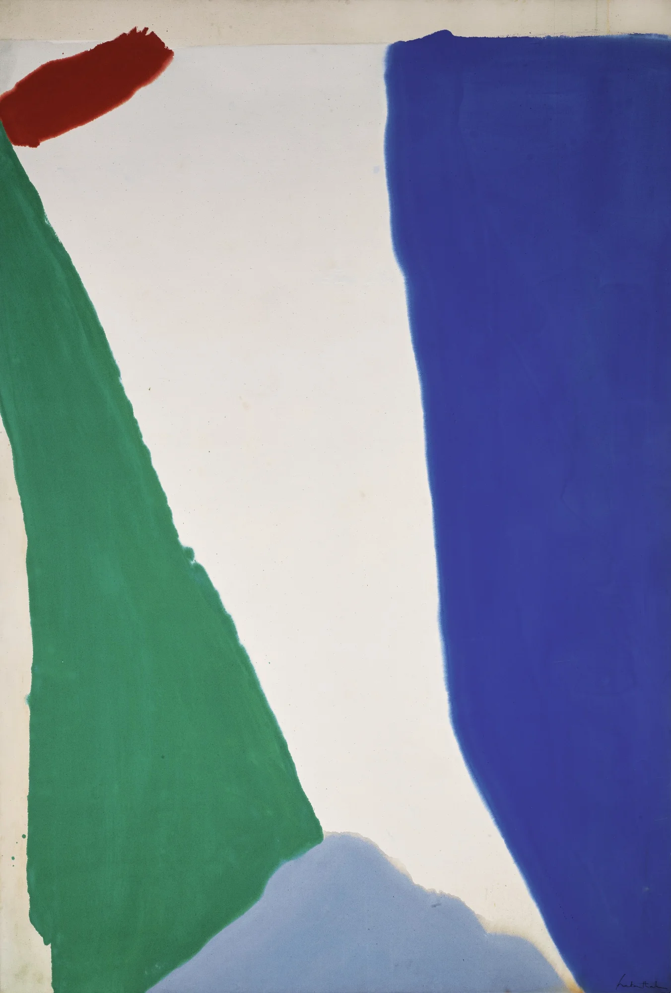 Helen Frankenthaler. Four Color Space, 1966. Auctioned at Sotheby's in 2017 for $591,000.