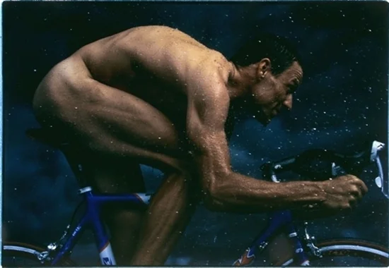 Annie Leibovitz (American, b. 1949). Lance Armstrong, New York, 1999. Chromogenic print (c-print). 12 x 17.3 in. (30.48 x 43.94 cm.). Signed, titled, dated, and numbered in ink on recto. Printed circa 2001. Edition 26/40. Artnet Auctions Lot ID 125851
