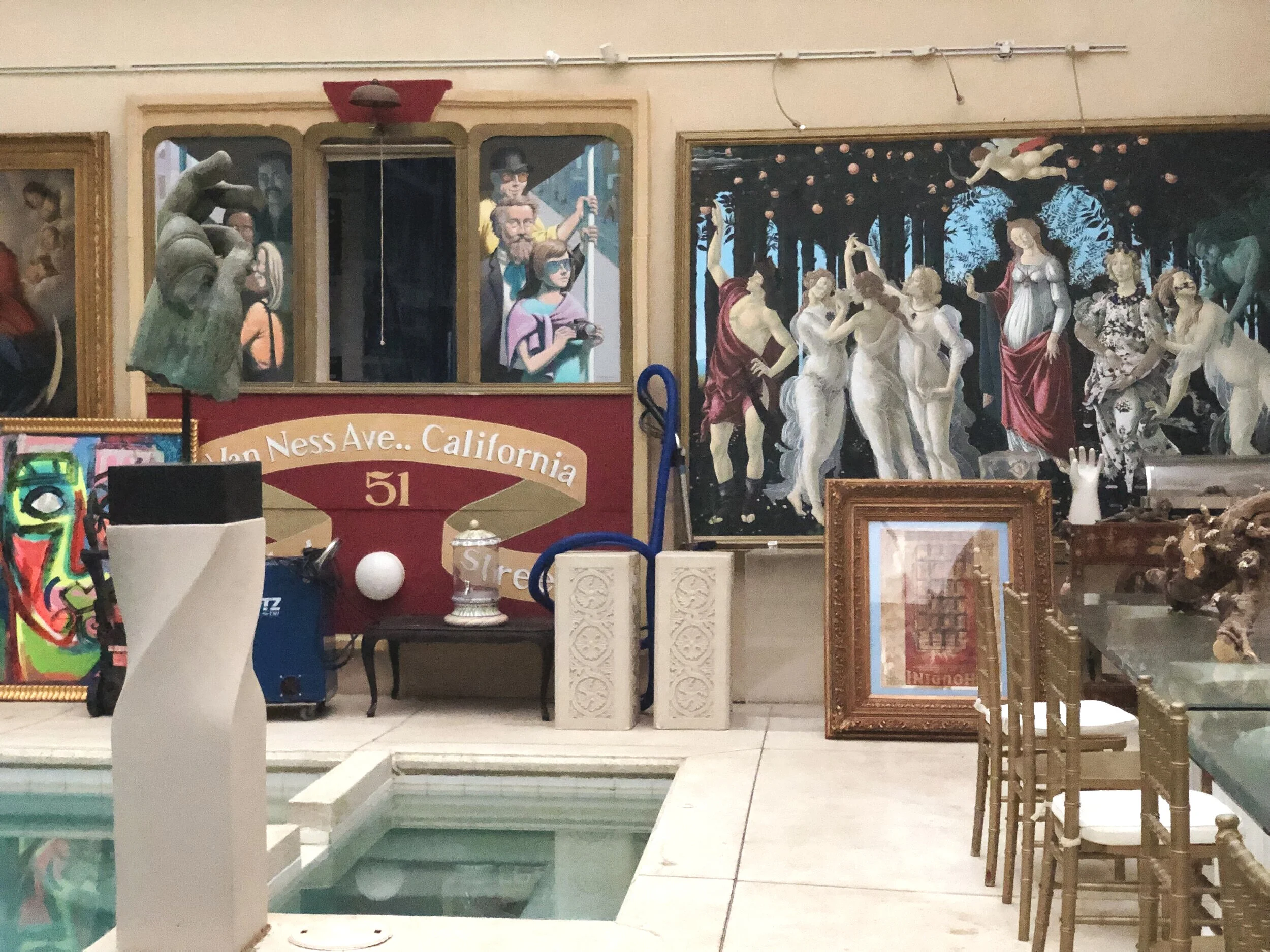  We were overwhelmed by the breadth of this collection. And by the condition we found it in. Yes, these were stored in the indoor pool room. 