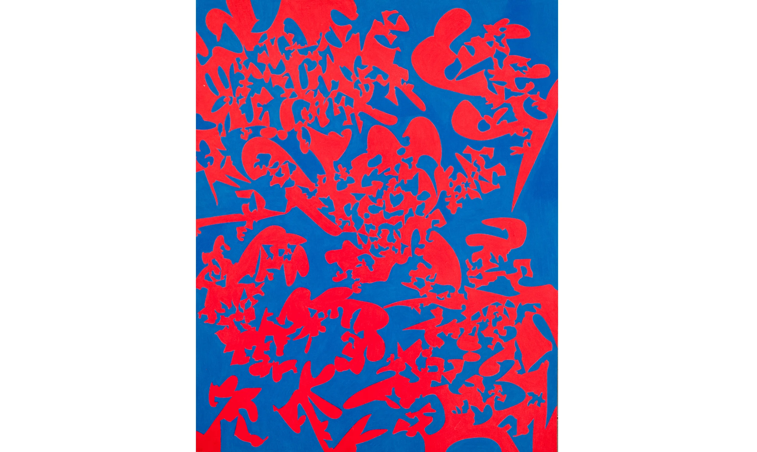 Untitled, 2012, color pencil on paper, 22 x 16 in.