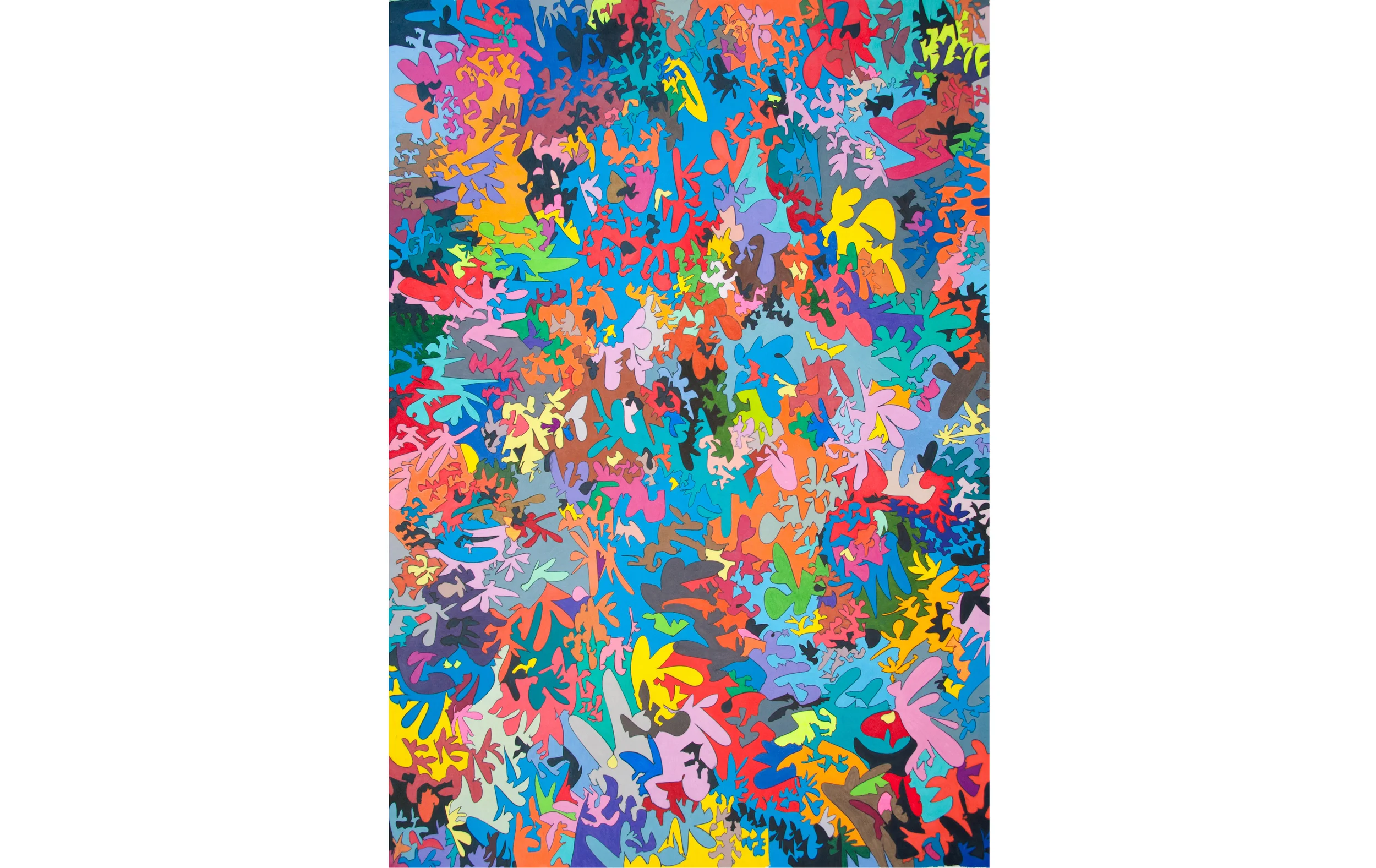 Untitled, 2013, color pencil on paper, 60 x 40 in.