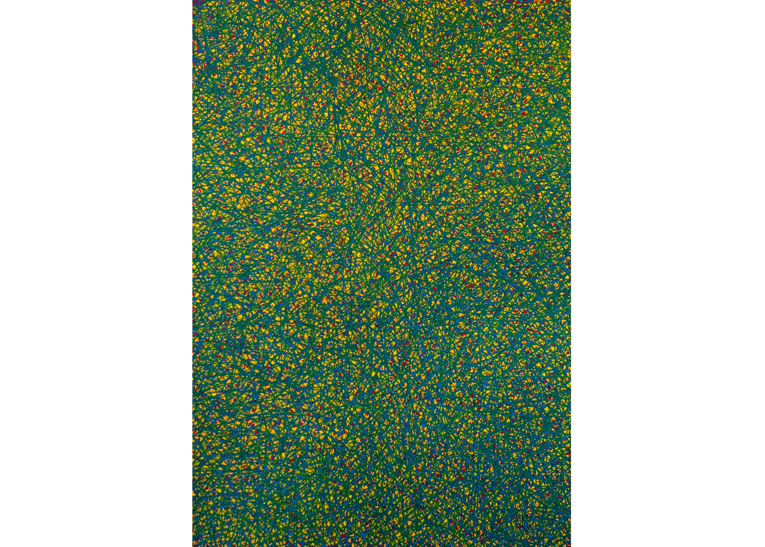 Untitled, 2010, color pencil on paper, 58 x 40 in.