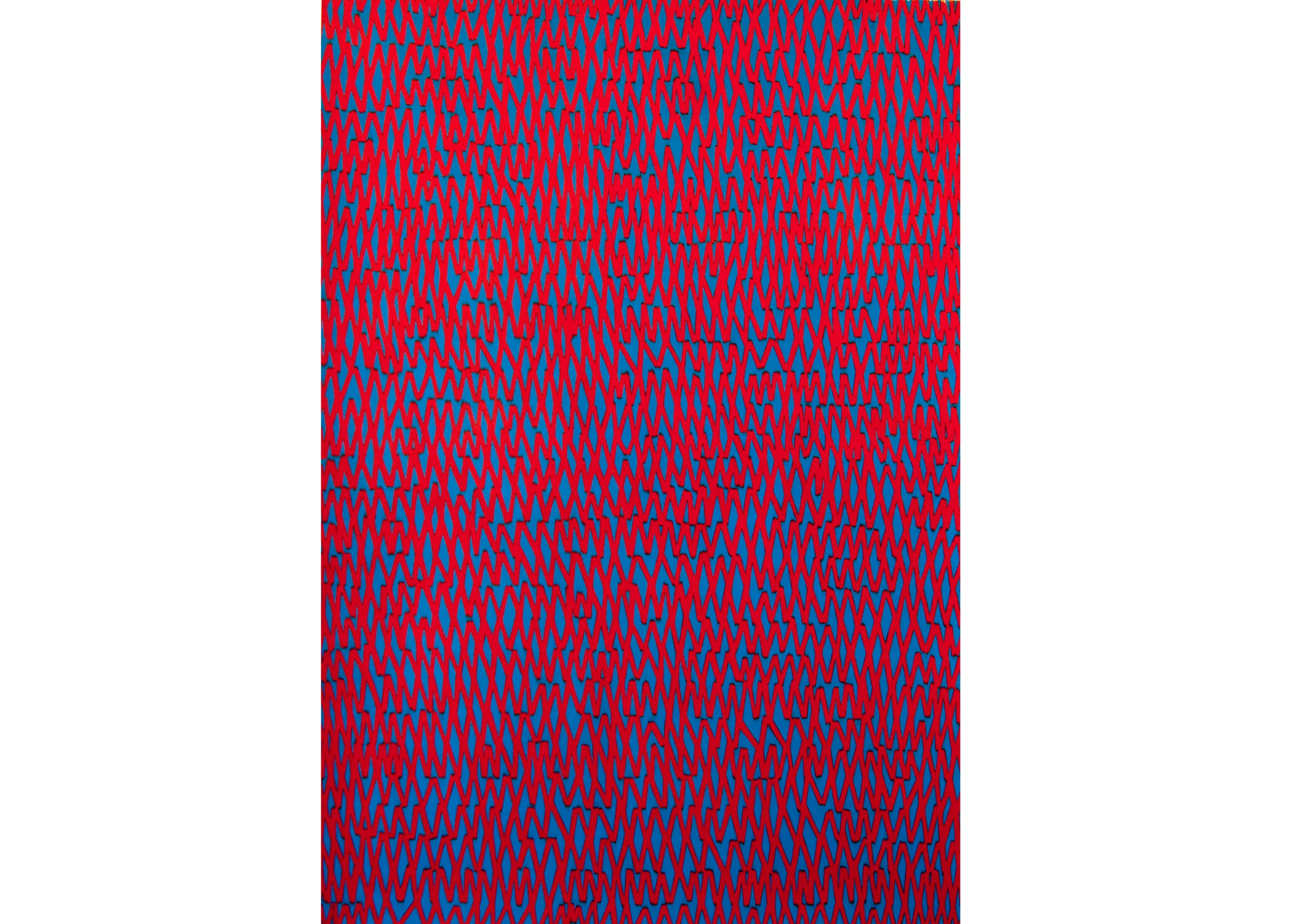 Untitled, 2010, color pencil on paper, 58 x 40 in.