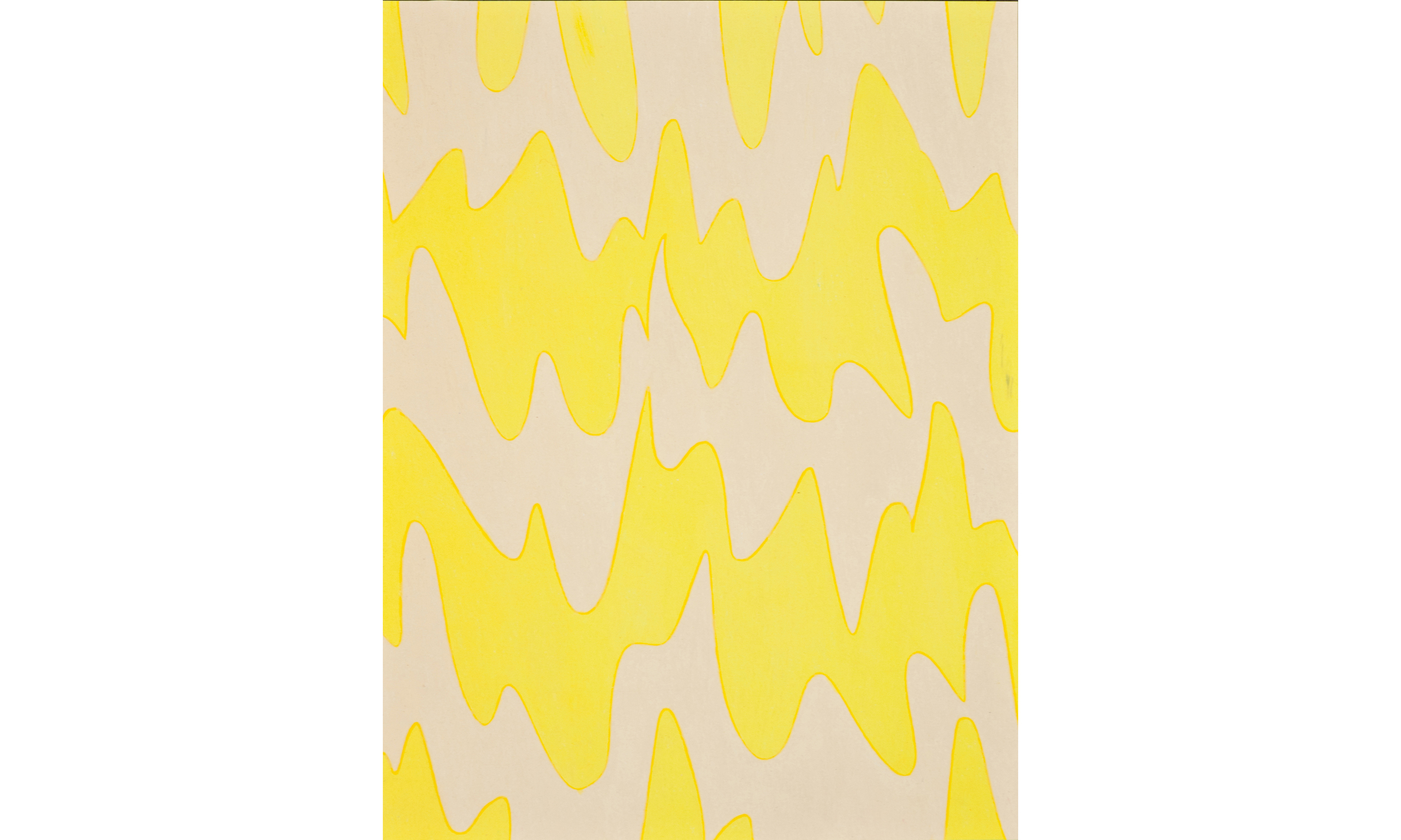 Standing Wave, 2011, color pencil on paper, 22 x 16 in.