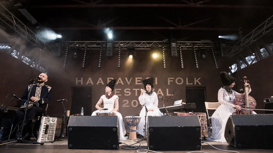  DakhaBrakha.&nbsp;Haapavesifolk 2014, kuva/photo Sanna Krook. 