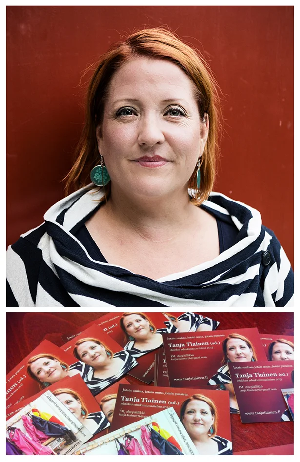 Tanja Tiaisen eduskuntavaalien ehdokaskuvat