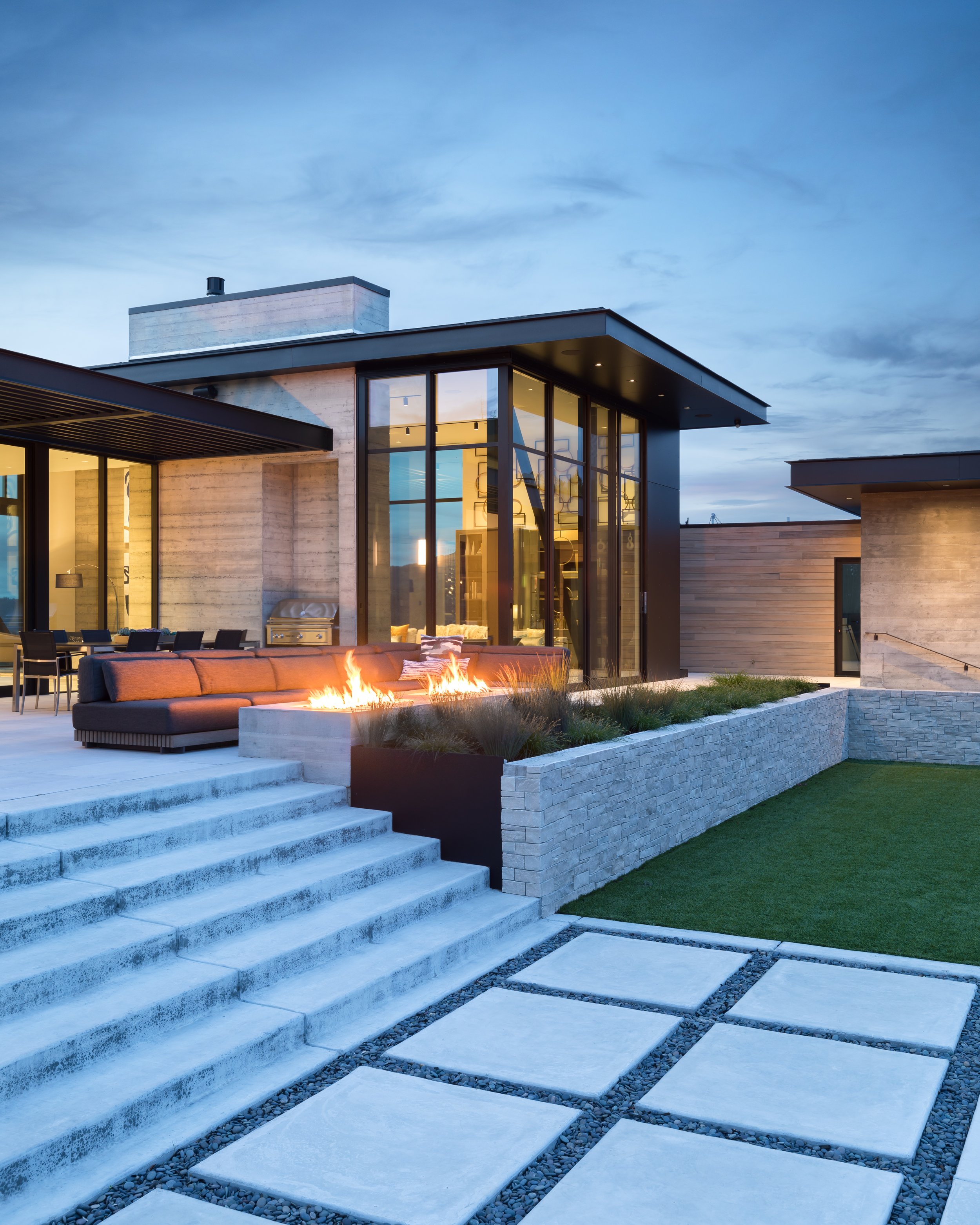 Sky House, Glen Ellen, CA - Eric McGinty, GC / Zimmerman + Associates / Sean Bailey Design / Fleetwood Windows & Doors