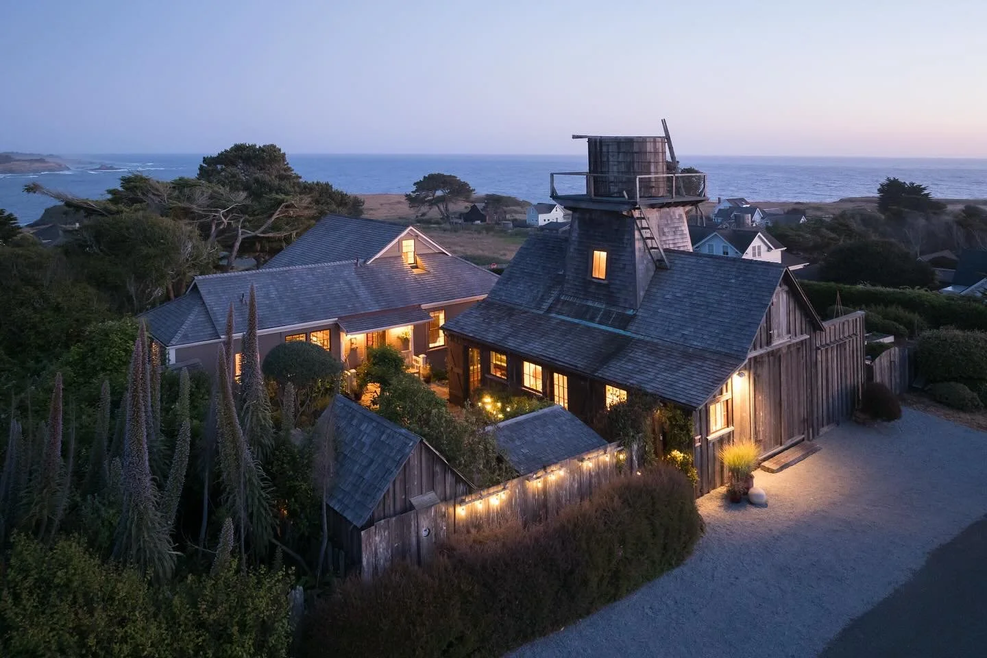 I don&rsquo;t know of any place more scenic and charming than Mendocino, and this historic landmark home, including an 1888 restored water tower and barn,  is exactly the kind of place that makes this village as special as it is. 

And it&rsquo;s sur