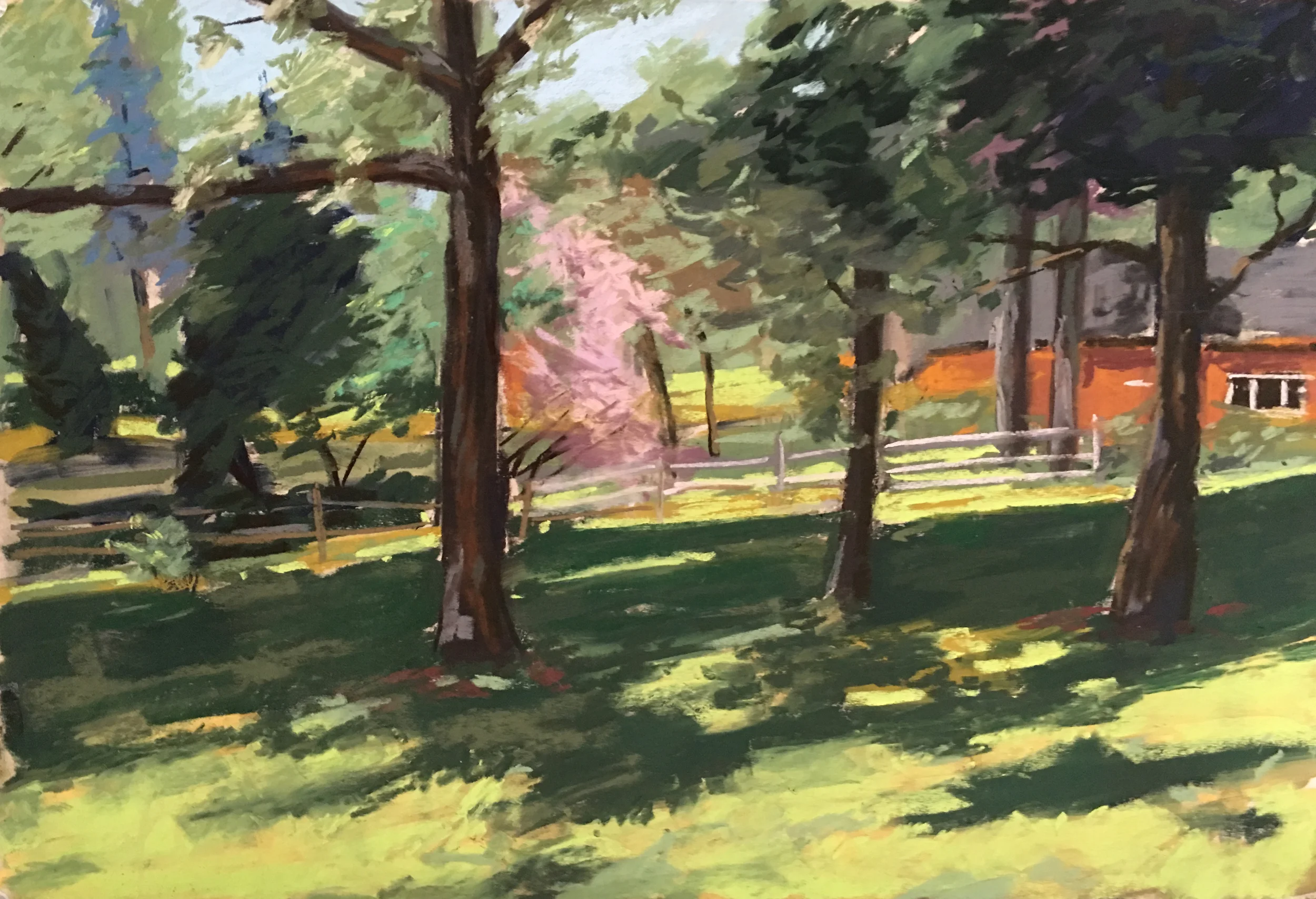 Hegeman's Lane,Brookville NY, Plein Air