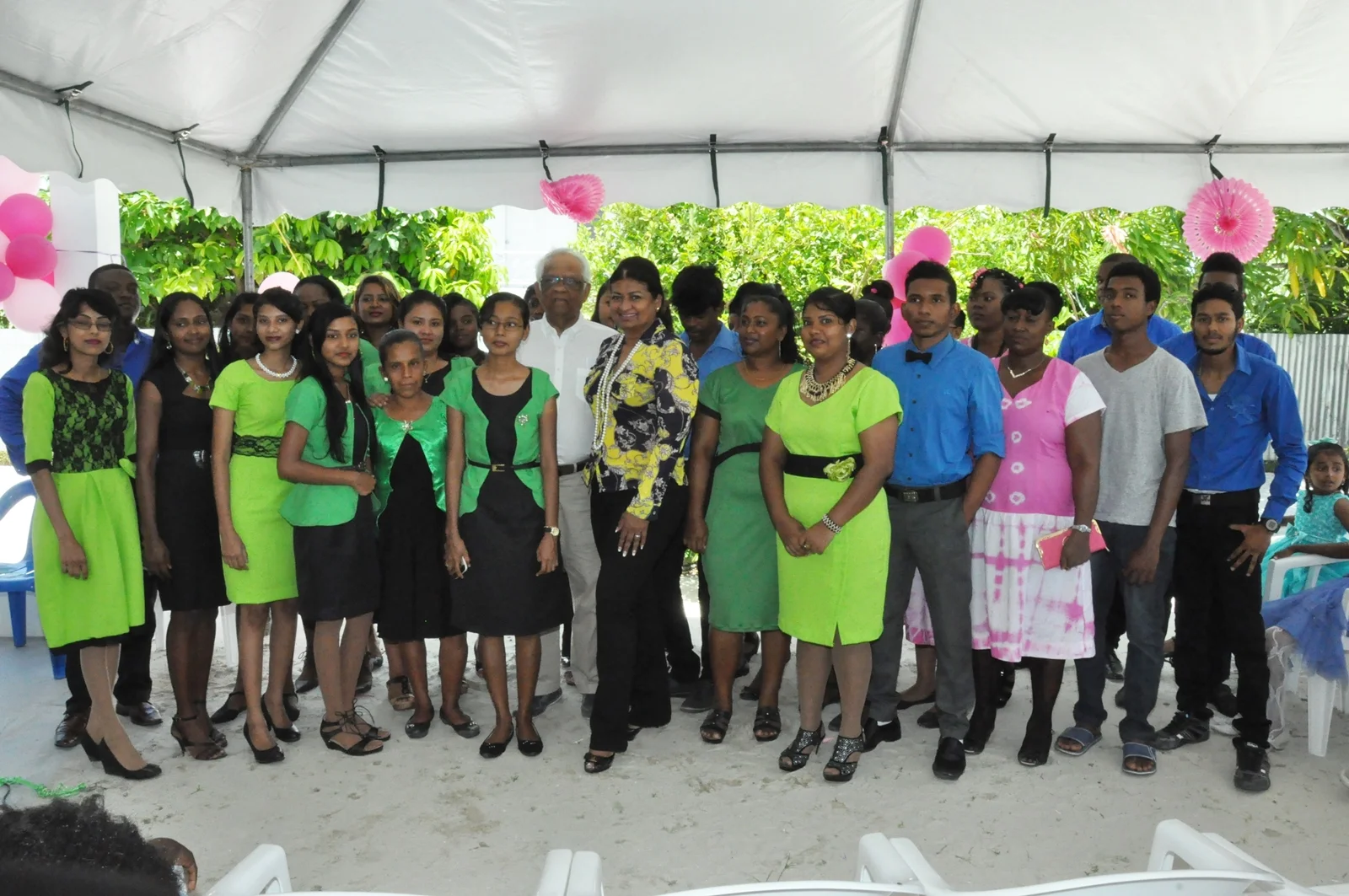 Batch #2 of the students which graduated from the Sunrise Center on Sunday 9th April 2017.