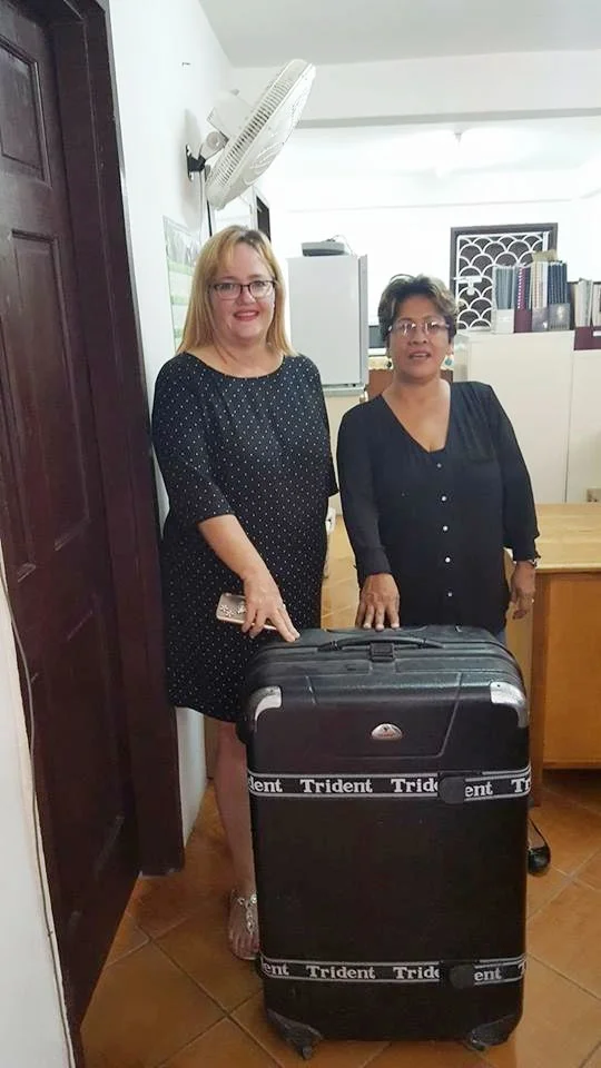 Ms. Susan Isaacs (left) and Ms. Jean La Rose (right)