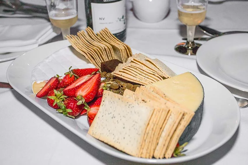 Variety of cheeses mixed with fruits and pastes! 