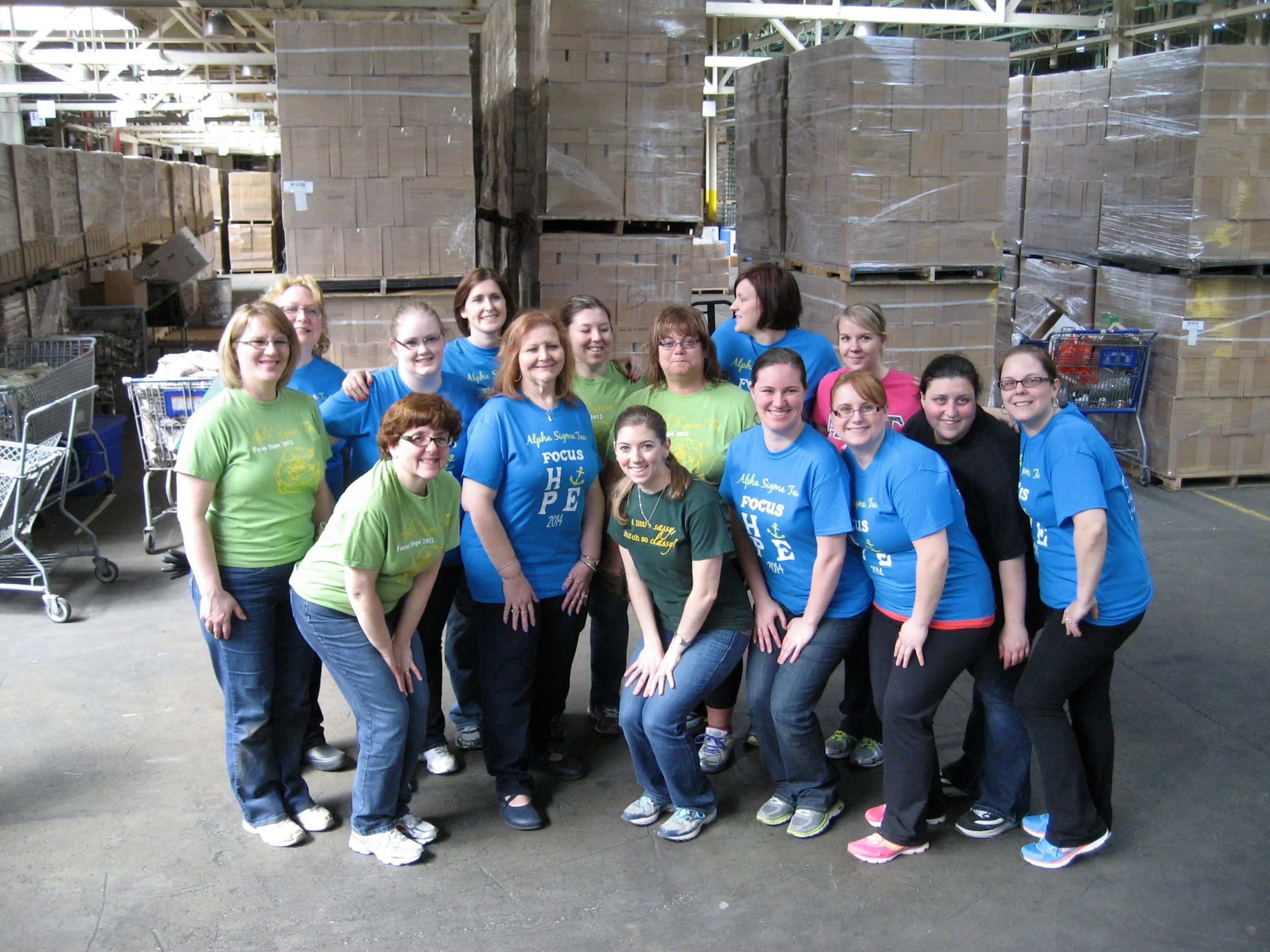 All the Detroit Metro alumnae who helped!