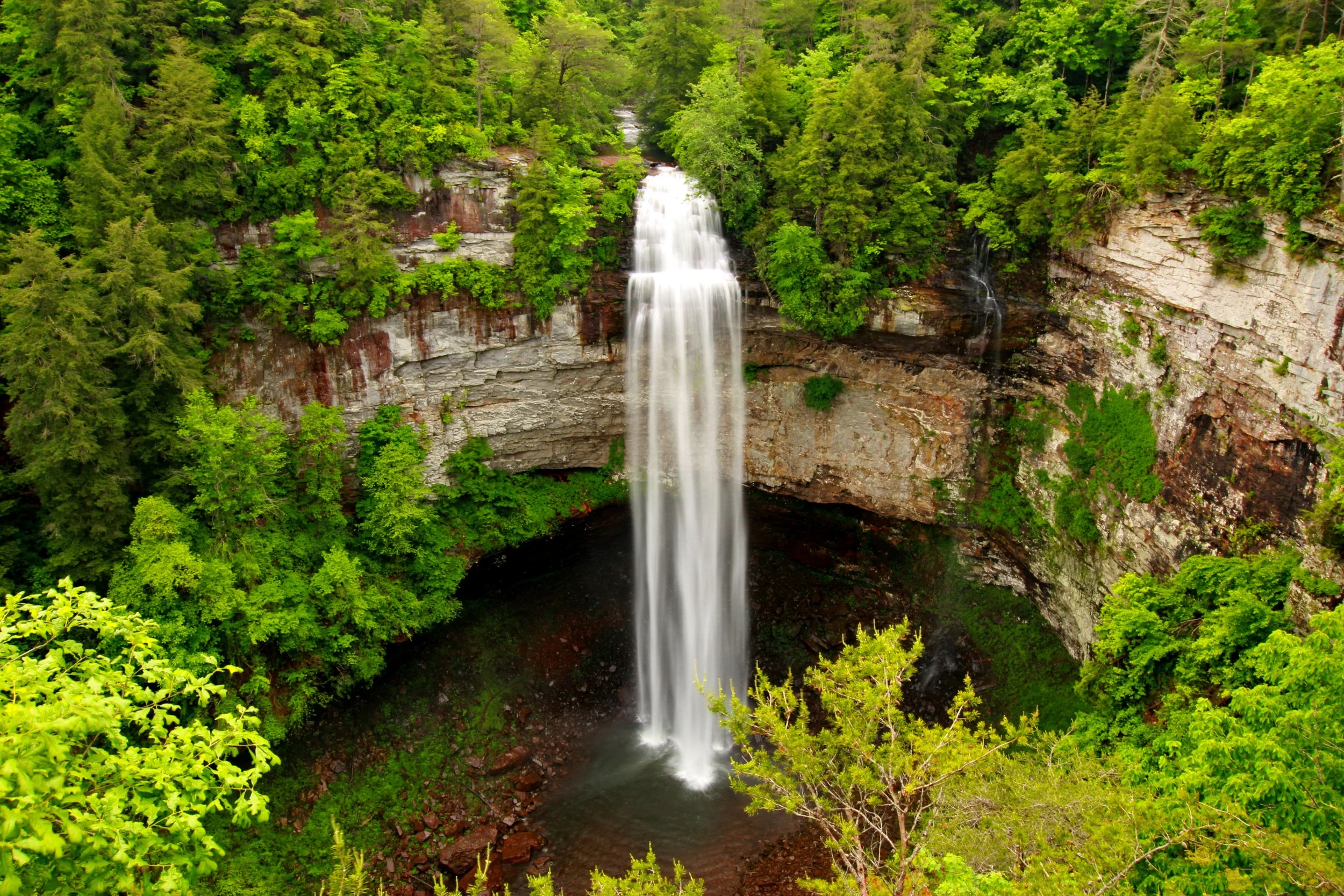 Fall Creek Falls from the scenic overlook