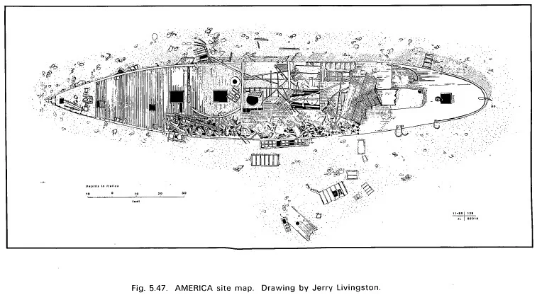 Drawing courtesy of National Park Service, Drawing by Jerry Livingston