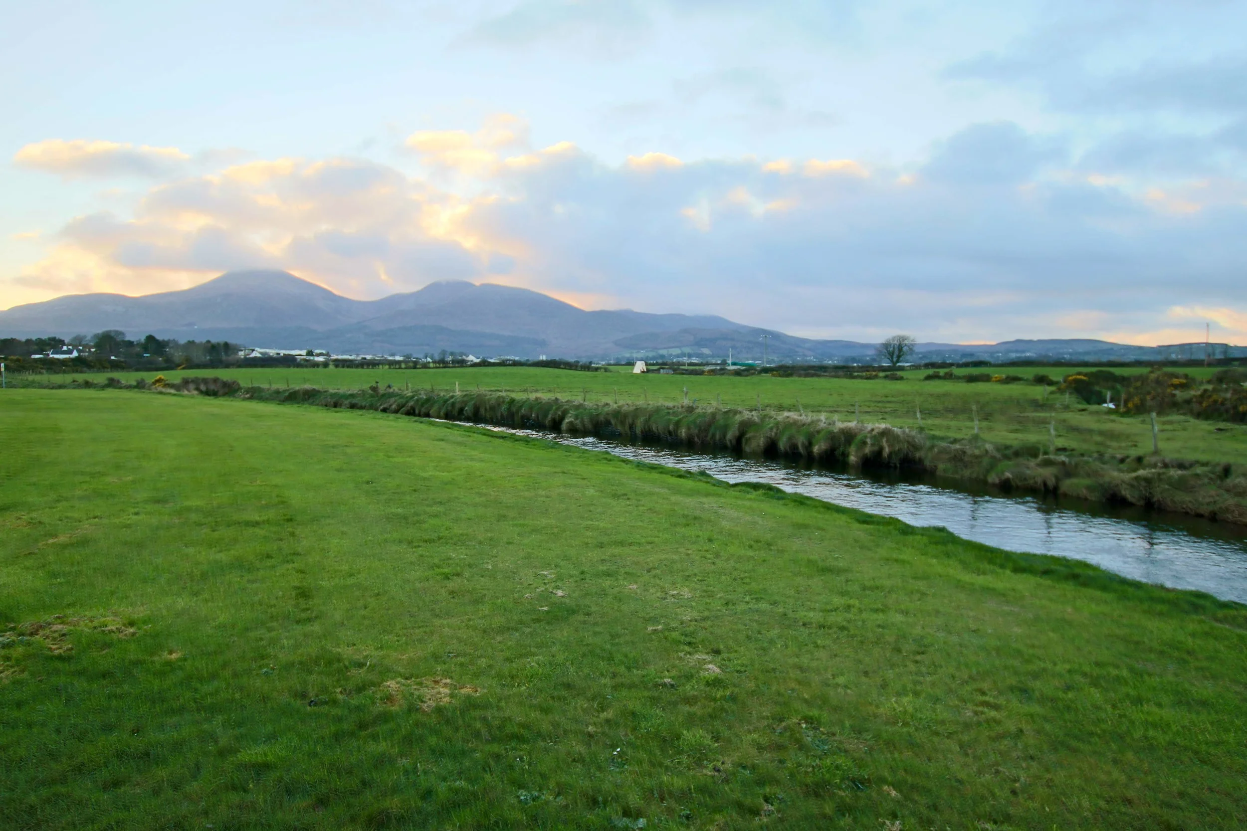 Pretty roadside park on our way to Belfast