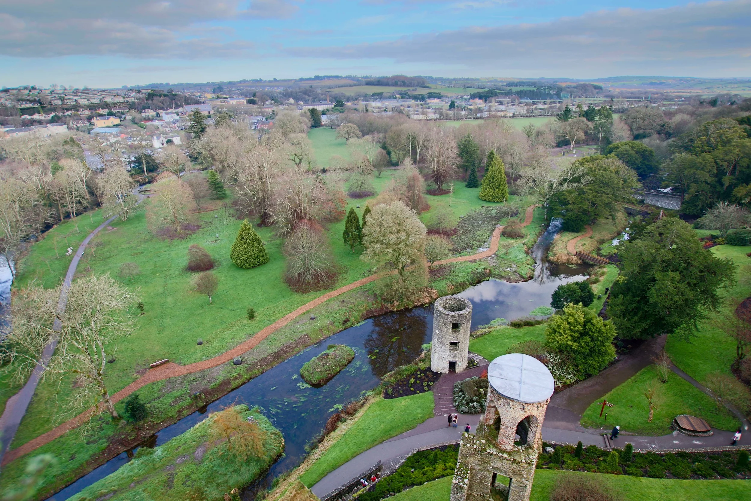 View from the top of Blarney Castle