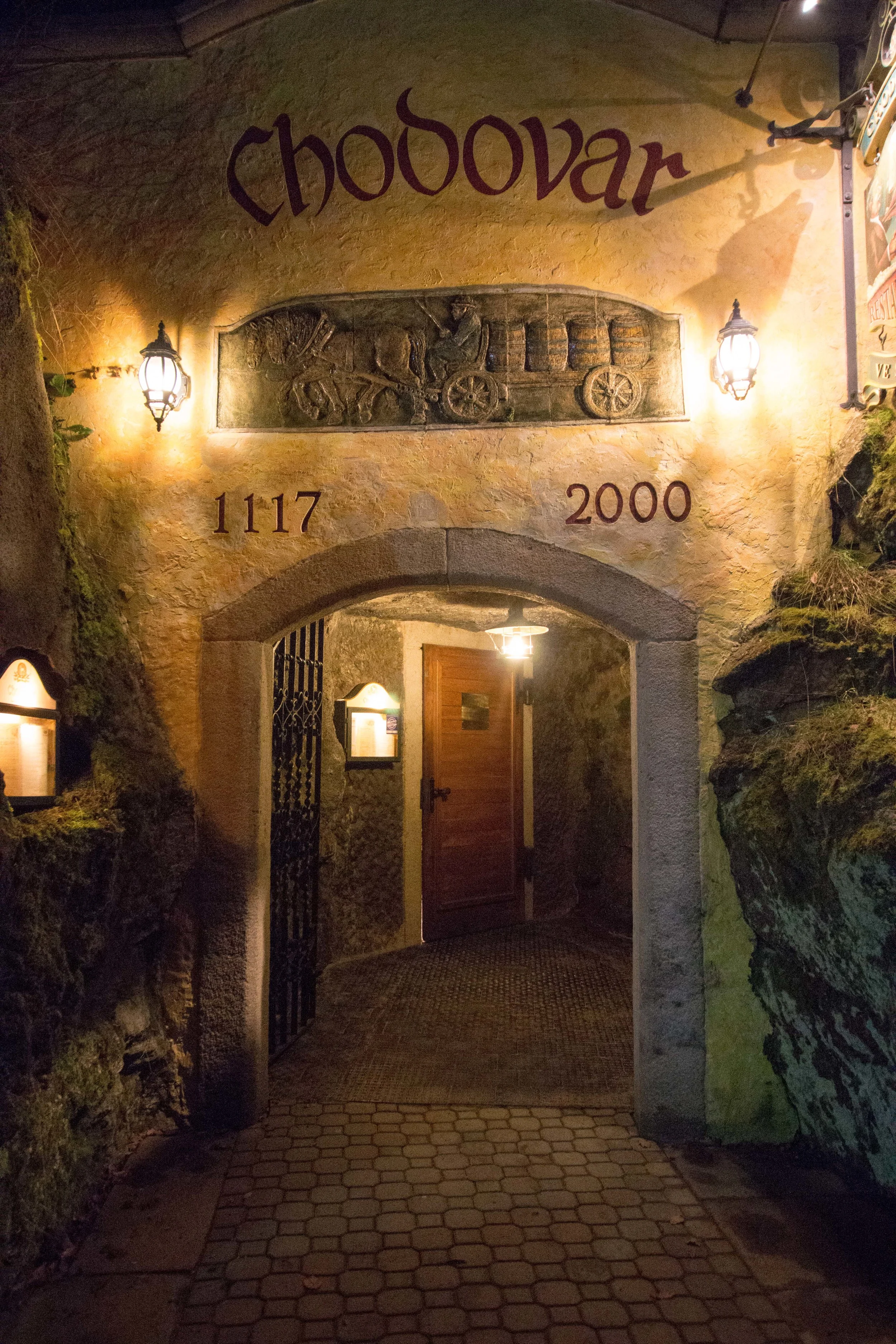 Entrance to Ve Skale Restaurant