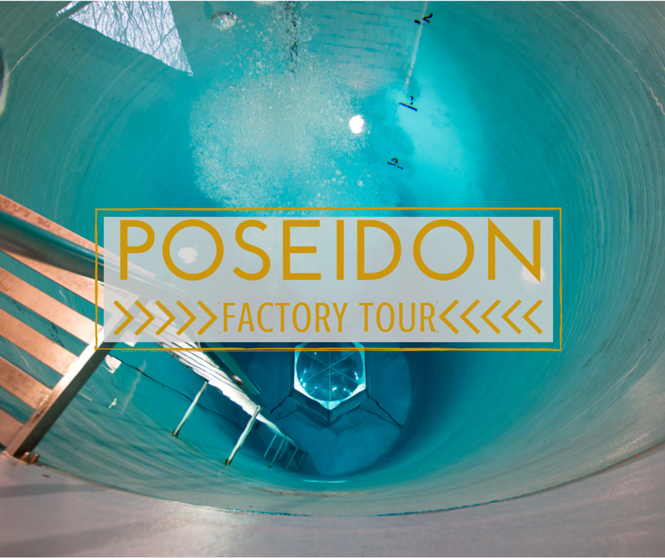 Dive tank at the Poseidon Factory