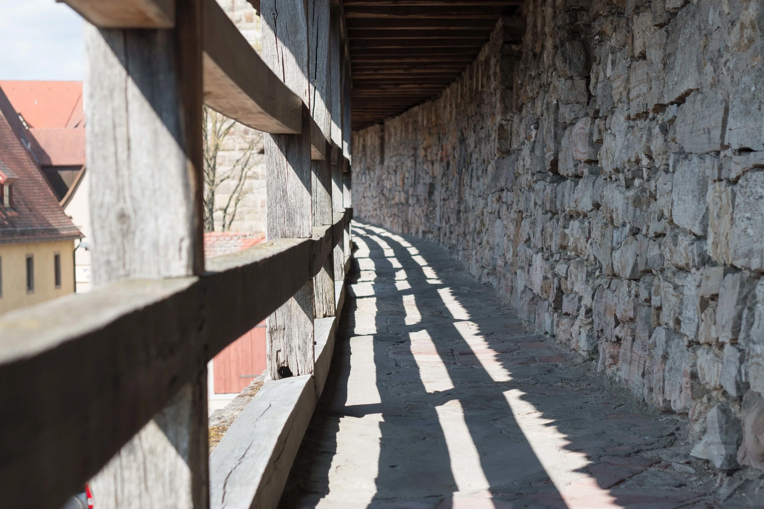 Section of the walls that we walked. The path is narrow, barely wide enough for two people to pass each other, and the floor uneven, but its definitely worth it.