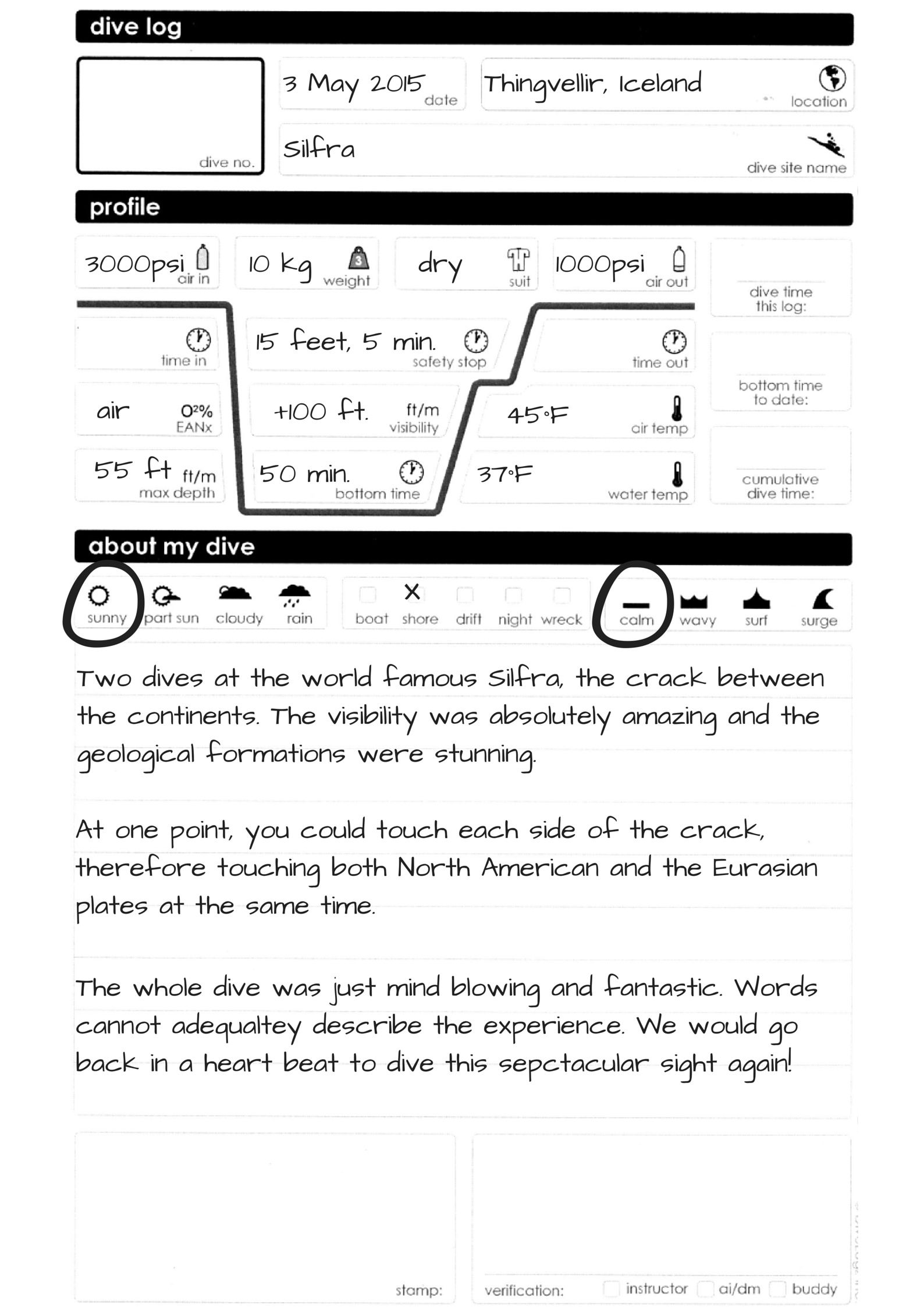 Dive Log Diving in Iceland Part 3 (Bucket List Item!) Submerged Oaks