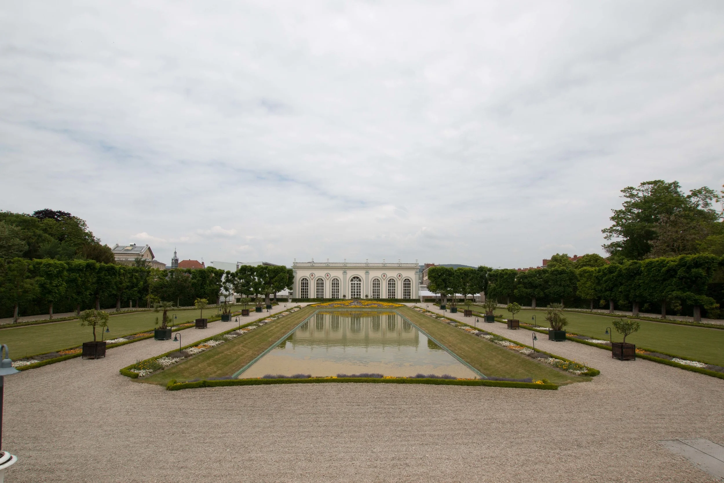 Gardens at the Dom Perignon house