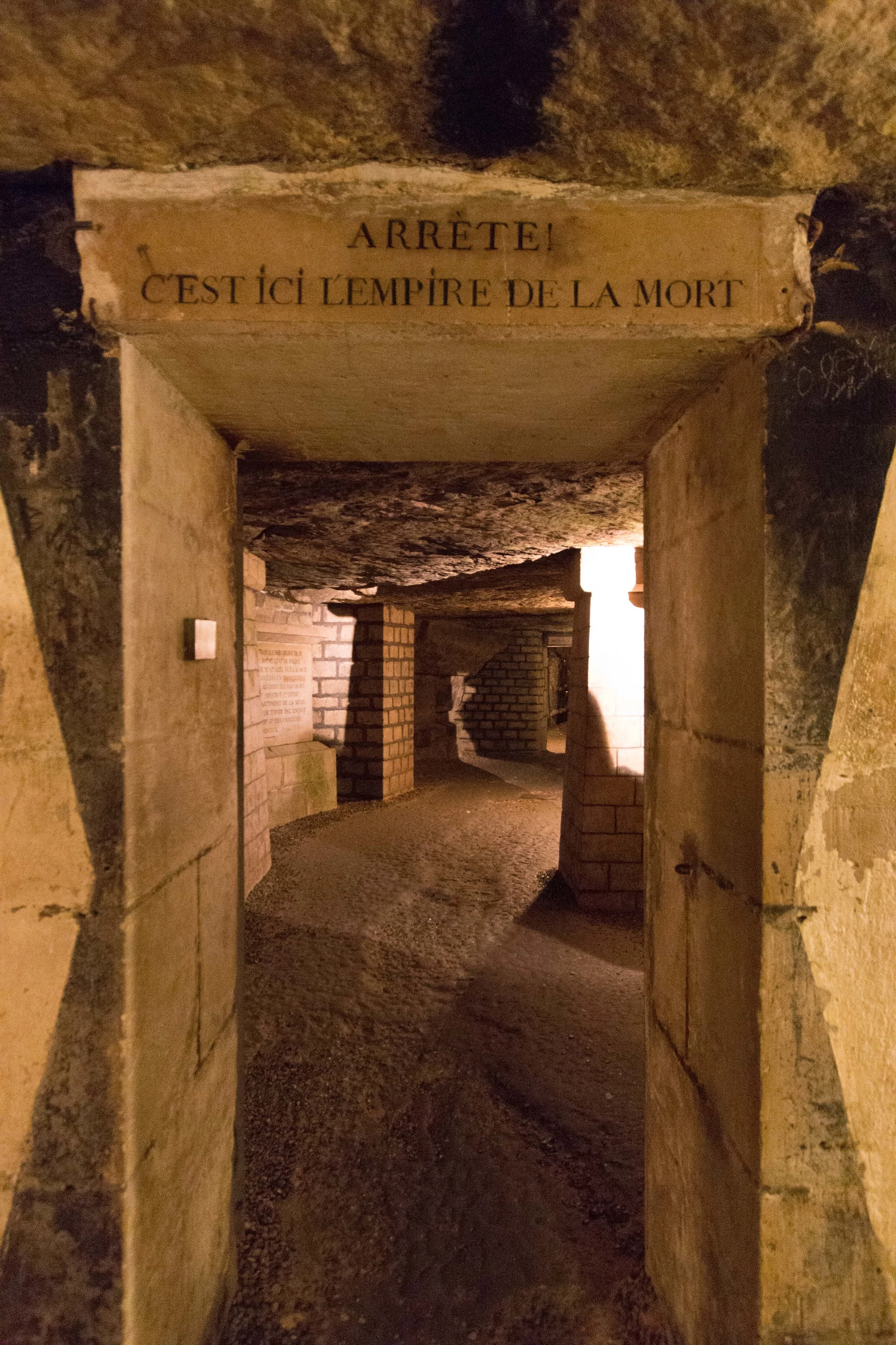 underground entrance to the catacombs