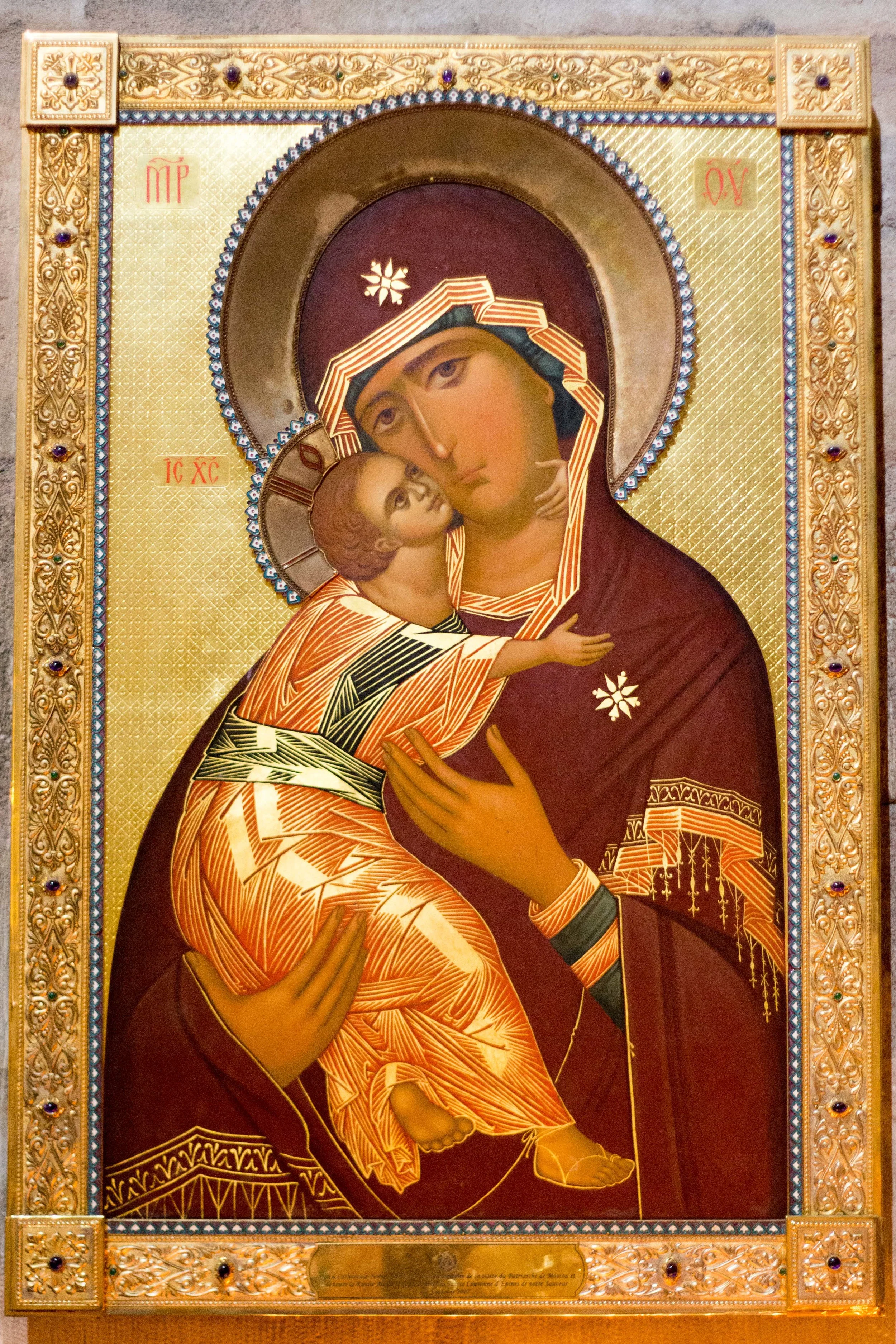 icon of mary and Jesus