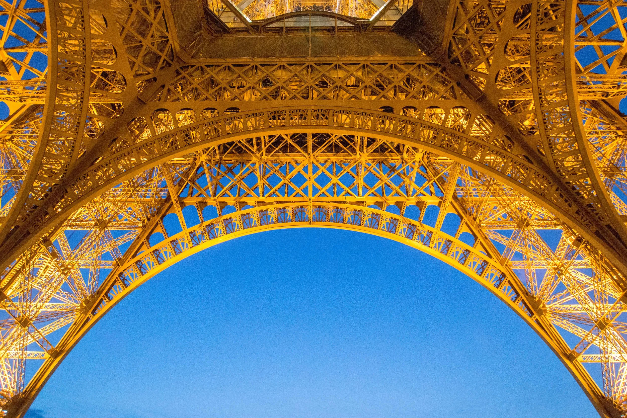 This is perhaps my favorite view of the Eiffel Tower!