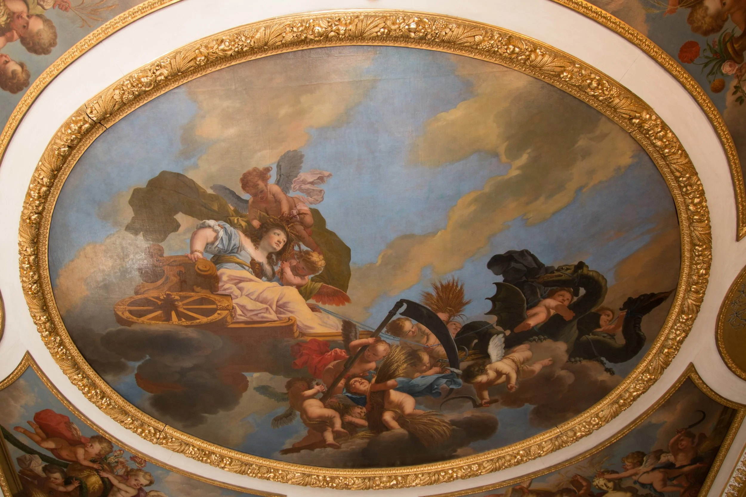 Painting of Ceres, Goddess of Agriculture in the North Antechamber